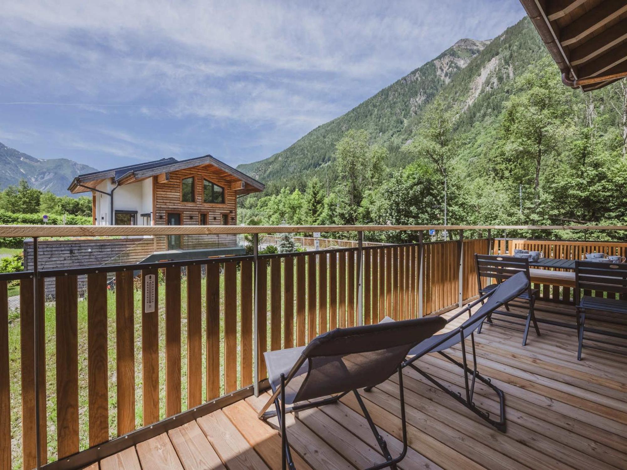 Moderne Avec Terrasse, Vue Sur Mont Blanc - Fr-1-343-265 Chamonix